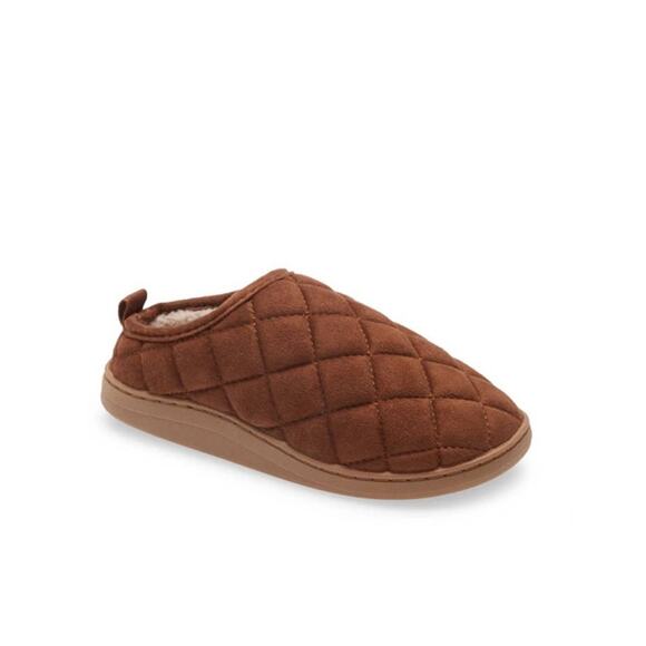 Steve Madden Kids BCramer Quilted Slipper in Cognac - Picture 1 of 8